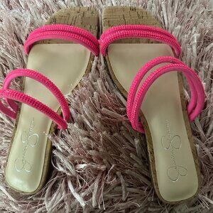 Pink Strappy embellished sandal - JS
